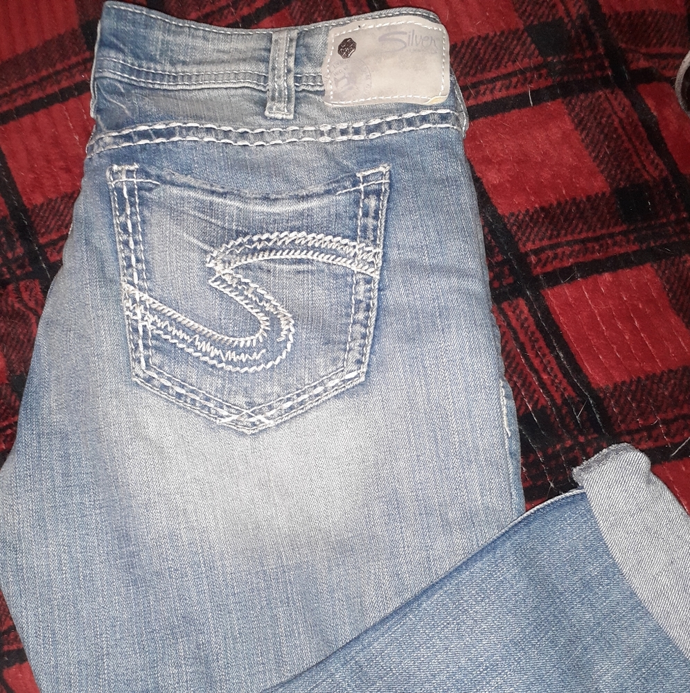 Silver jean co capris